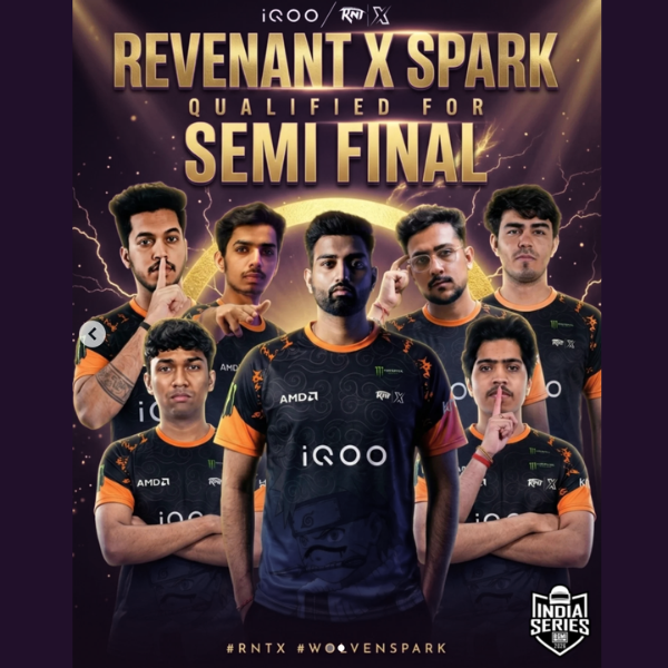 RNT x Sparx charge into the Battlegrounds Mobile India Series (BGIS) 2026 Semi-Finals, where 24 of India’s top teams battle from 12–15 March at Hyderabad for a place in the Grand Finals.